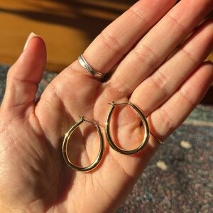 Gold Hoop Earrings